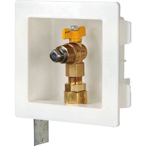 recessed gas valve box